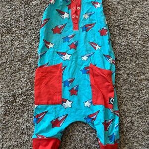 Colorful Star and Rocket Kids One Piece